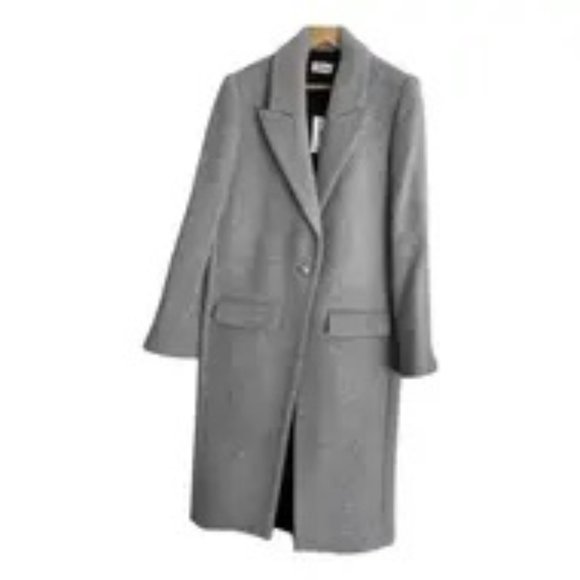 Zadig & Voltaire Grey Chevron Coat - NEW WITH TAGS - Picture 4 of 13